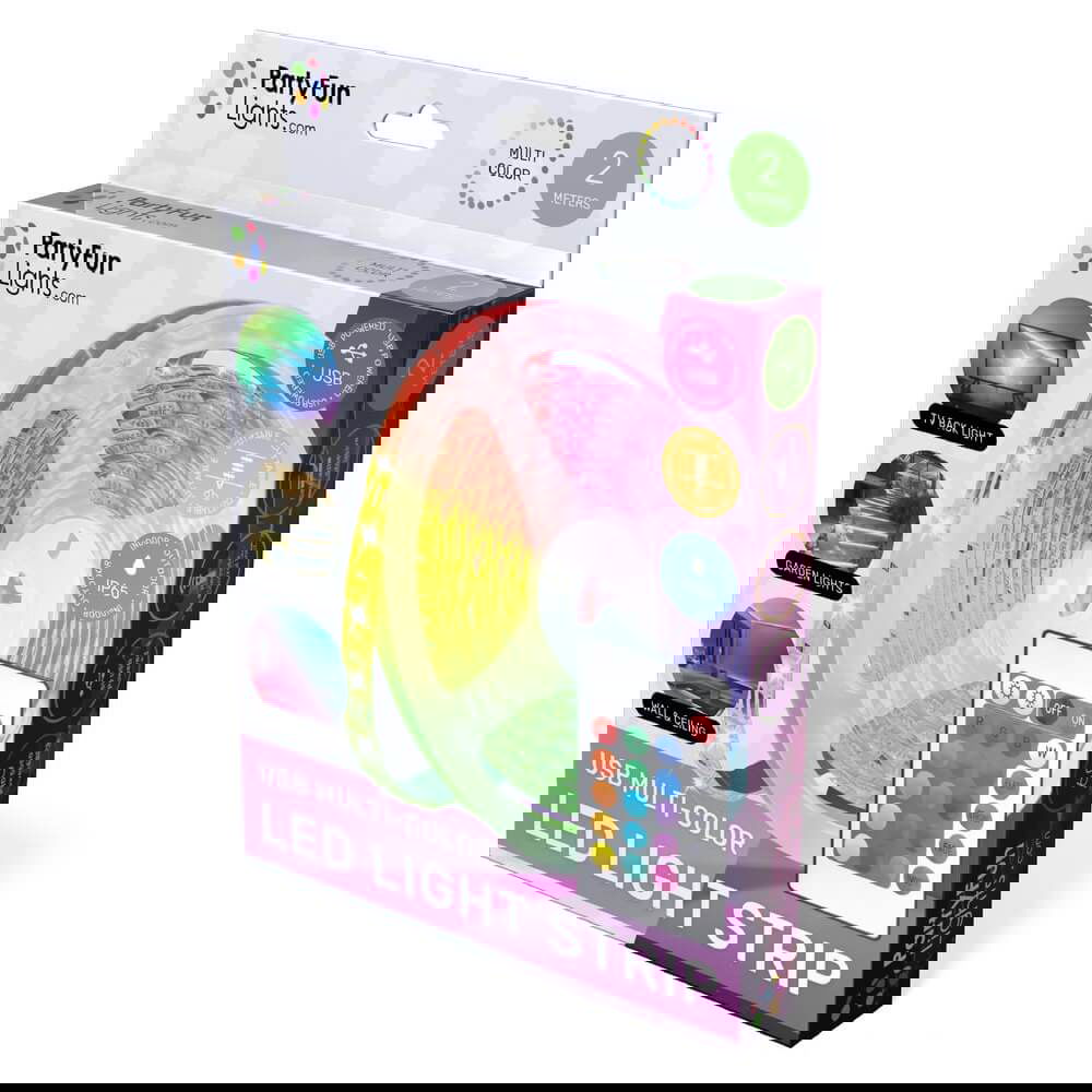86807 Многоцветна Led Лента Rgb 2М. --- BebeMama