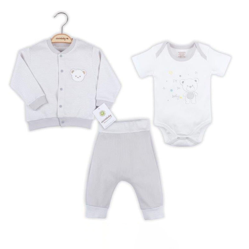 Set de 3 piese Urs Gri 9 M.