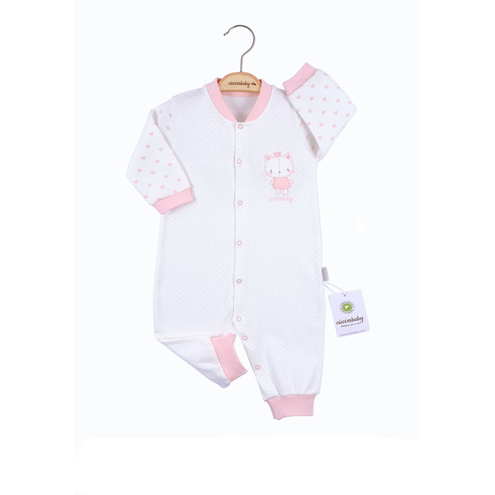 Гащеризон Сърца Розов 6м. Ciccim Baby