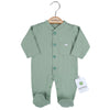 U4780 Overál gombokkal, zöld, 3hó, Ciccim Baby