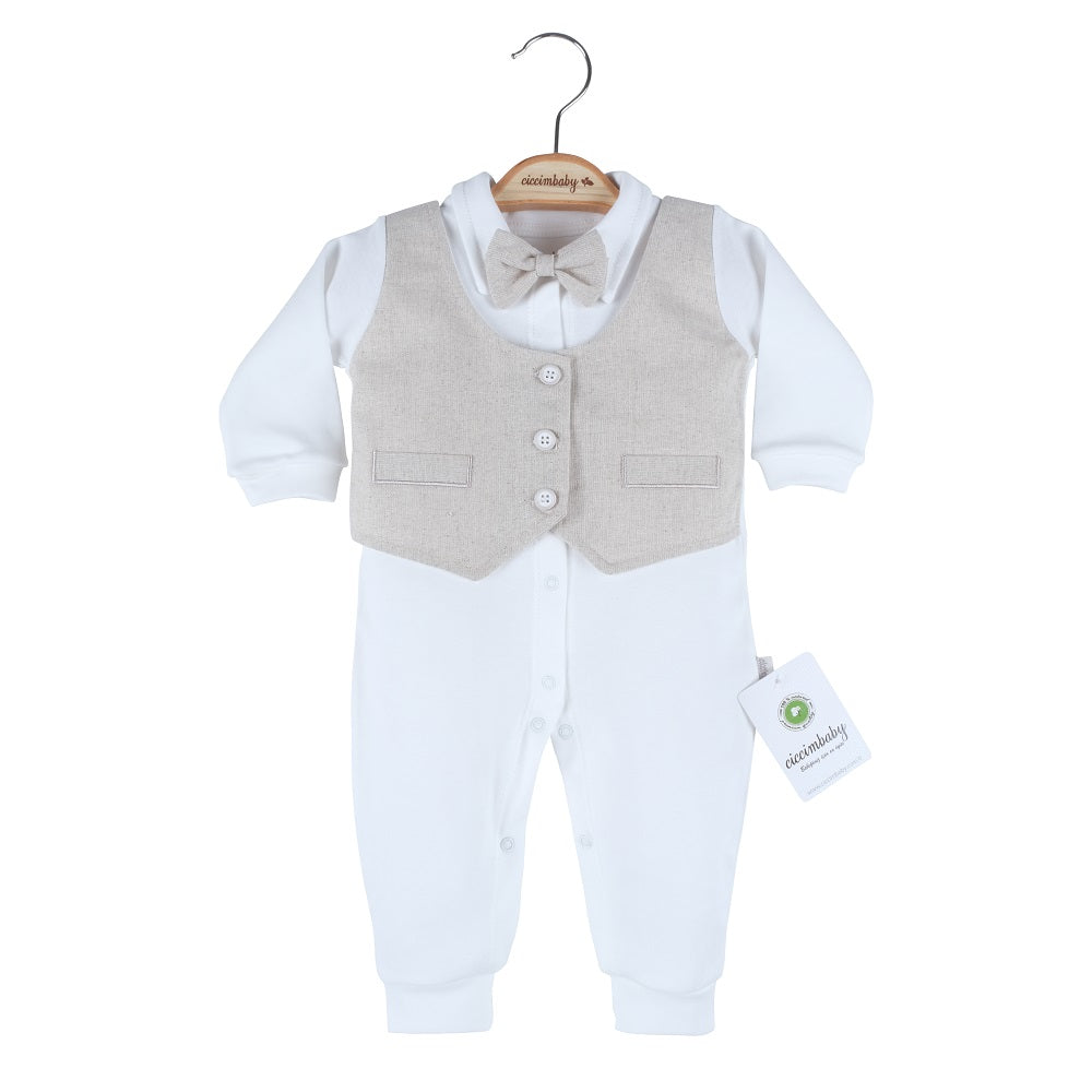 U4799 Bézs overál 12 Hó Ciccim Baby