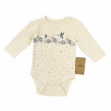 U4938 Body Hosszú ujjú Ekrü Madárral 3 Hónap Ciccim Baby