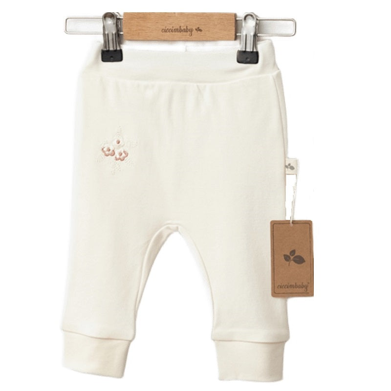 U4961 Ekrü Virágos Rövidnadrág 3 H Ciccim Baby