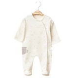 U5097 Mobilcsillagos bézs színű rugdalózó 3 hónapos korig Ciccim Baby