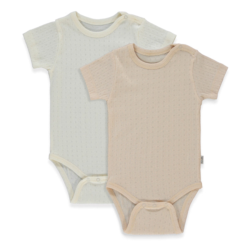 T4131 Боди К.р. 2 Бр. Basic 26 24 36m 98cm Ecru Bebetto