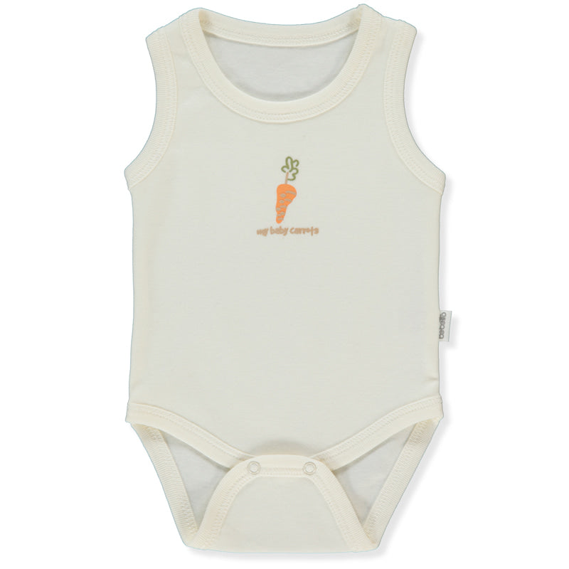 T4174 Боди Потник Baby Carrot 3 6m 68cm Ecru Bebetto