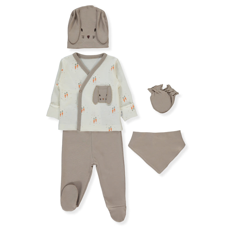 Z1102 К Кт 5ч. Baby Carrot 0 3m 62cm Brown Bebetto
