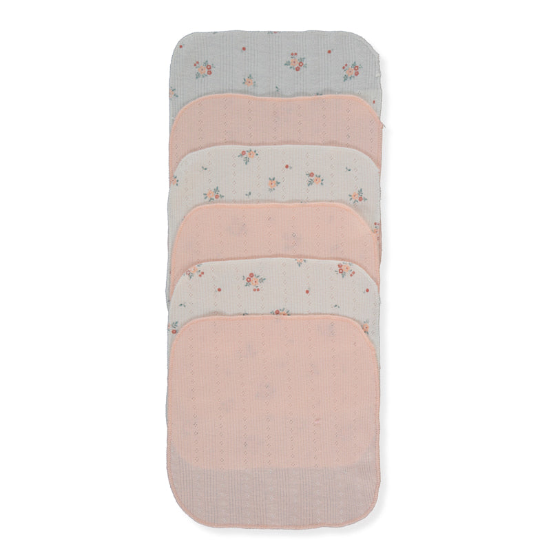 C1217 Кърпи 6 Бр. Bloom 20x20cm Pink Bebetto