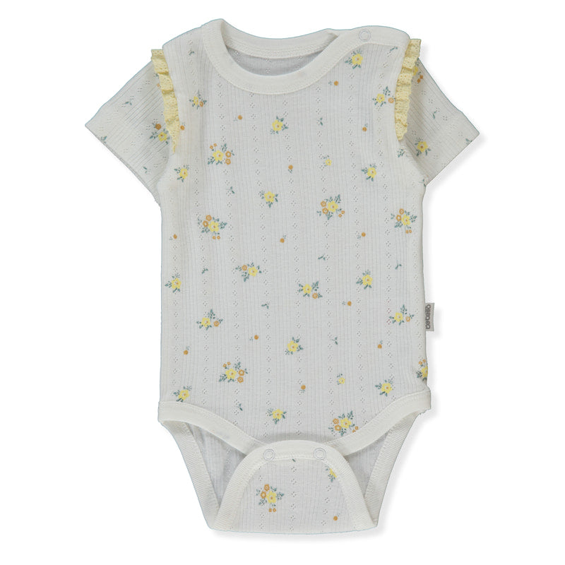T4138 Боди К.р. Bloom 3 6m 68cm Yellow Bebetto