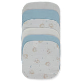 C1190 Кърпи Муселин 6бр. Pillowy 20x20cm Blue Bebetto
