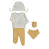 Z1090 К Кт 5ч. Муселин Pillowy 0 3m 62cm Mustard Bebetto