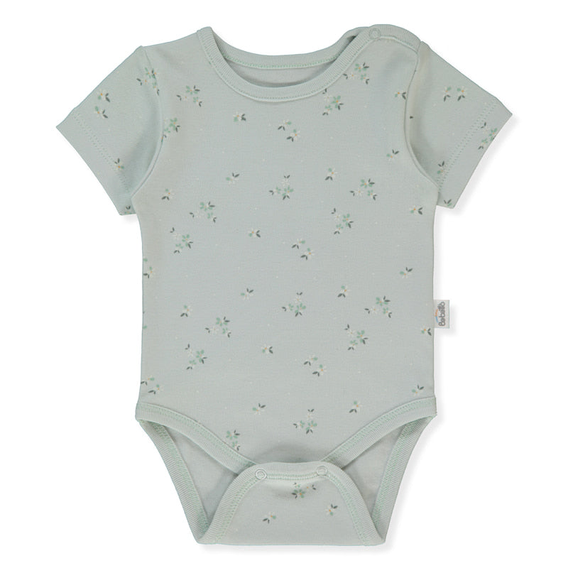 T4192 Боди К.р. Flower Garden 0 3m 62cm Mint Bebetto