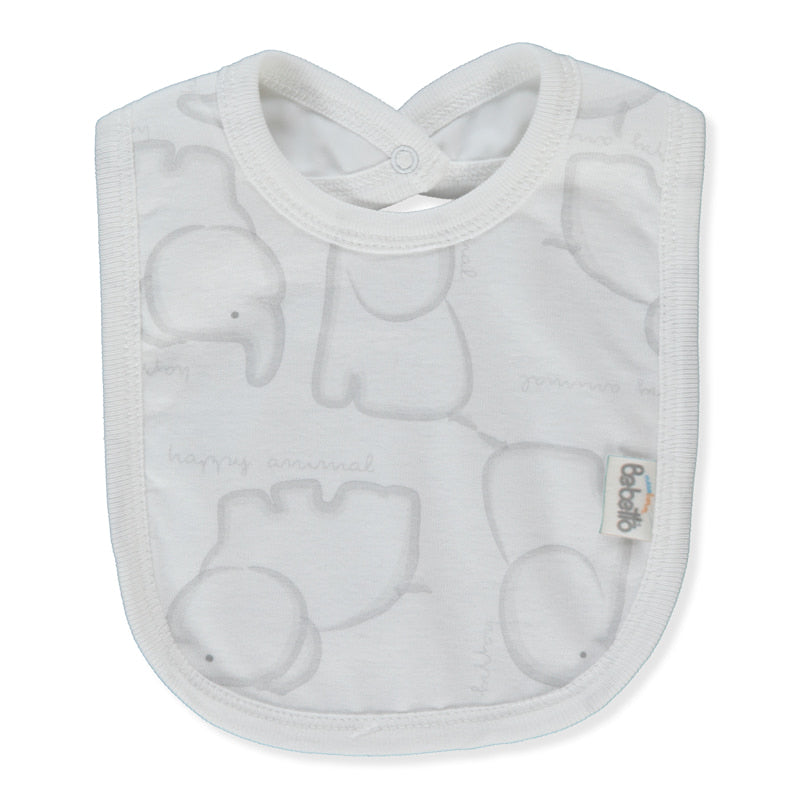 C1195 Лигавник Happy Animal 3+m Grey Melange Bebetto