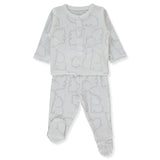 F1478 Пижама 2 Ч. Happy Animal 3 6m 68cm Grey Bebetto