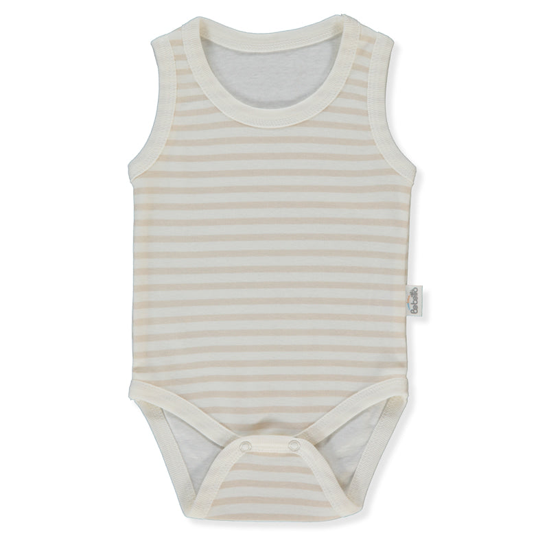 T4183 Боди Потник Happy Animal 9 12m 80cm Beige Bebetto