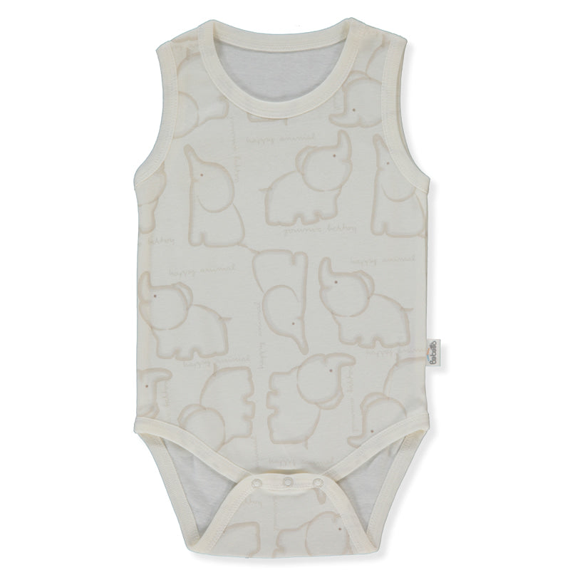 T4184 Боди Потник Happy Animal 18 24m 92cm Beige Bebetto