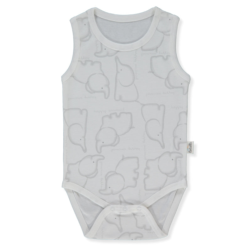 T4184 Боди Потник Happy Animal 24 36m 98cm Grey Bebetto