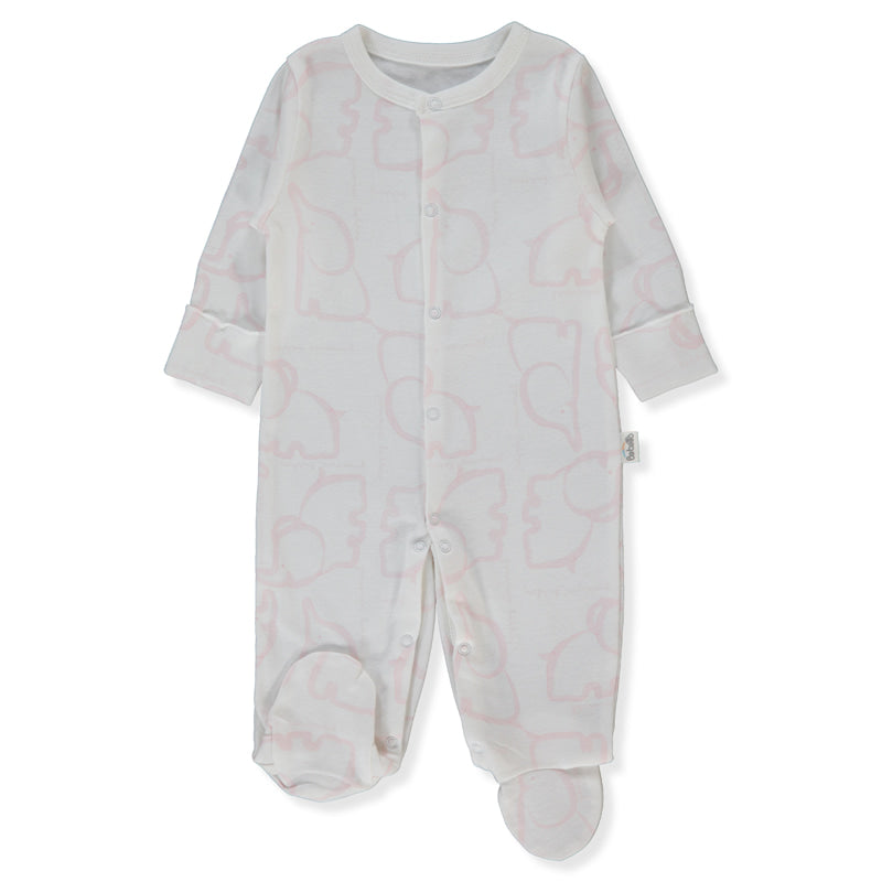 T4185 Гащеризон Happy Animal 3 6m 68cm Pink Bebetto