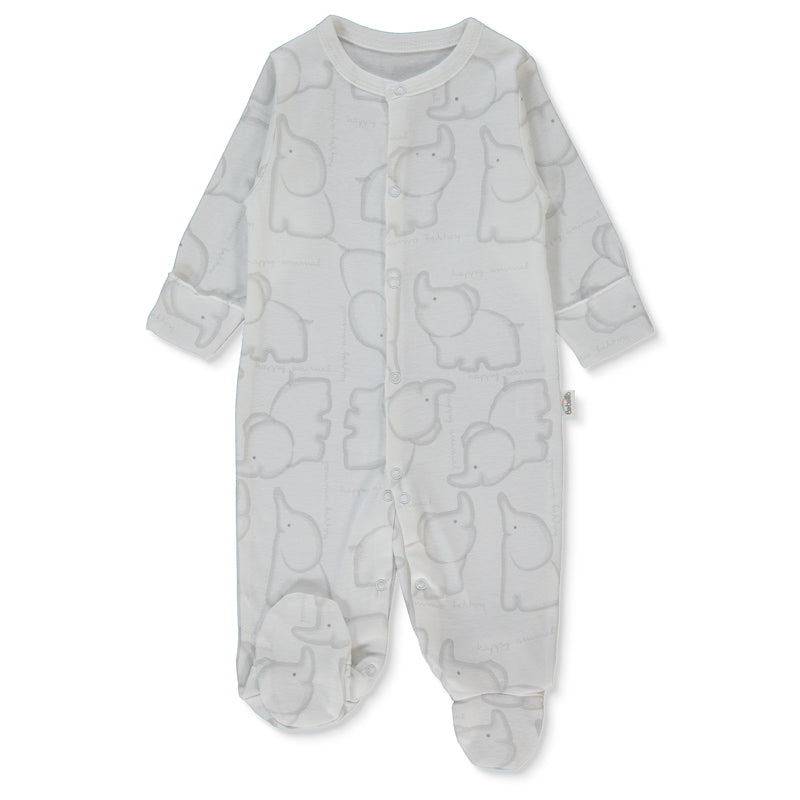 T4185 Гащеризон Happy Animal 6 9m 74cm Grey Bebetto