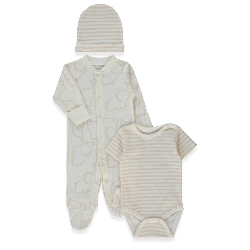 Z1134 К Кт 3ч. Гащ Happy Animal 3 6m 68cm Beige Bebetto
