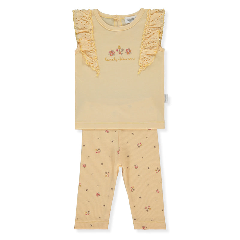 K5305 К Кт 2ч. Lovely Flowers 12 18m 86cm Yellow Bebetto