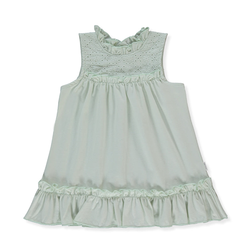 K5308 Рокля Lovely Flowers 9 12m 80cm Mint Bebetto