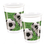86870 Хартиени Чашки 8 Бр.200 Мл.Футбол --- BebeMama