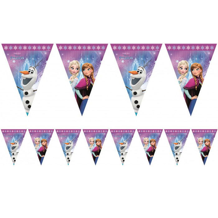 86921 Флагче Триъгълно 9Бр Фроузен --- BebeMama