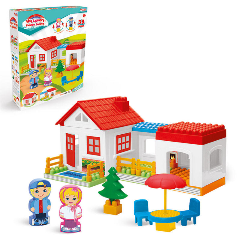 Constructor DIY House Piese Mari 36 El. 38X13X42