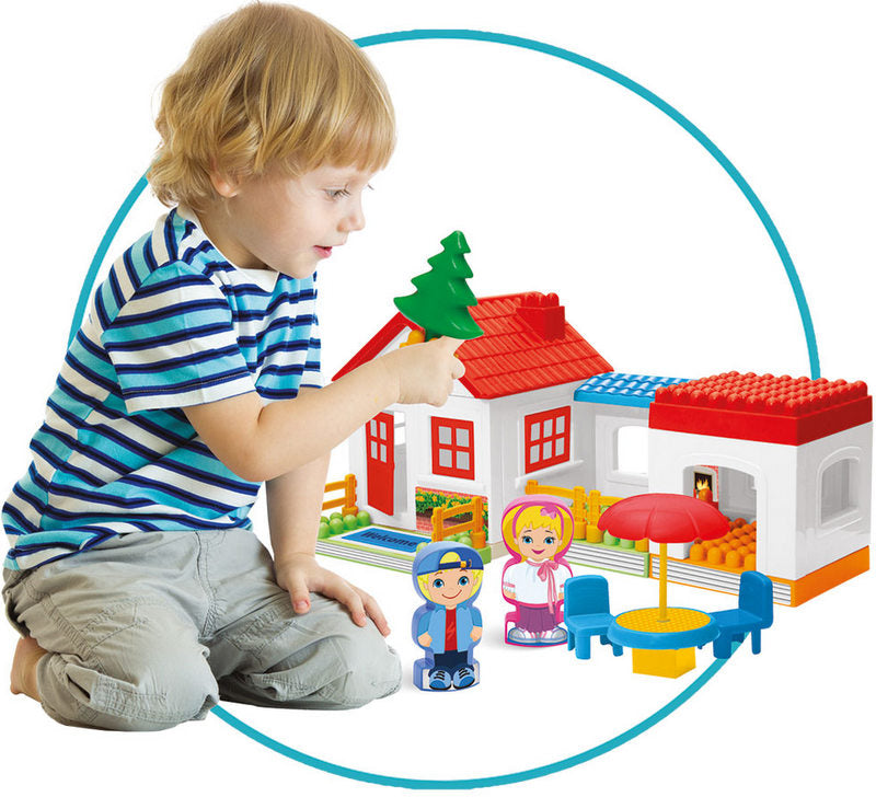 Constructor DIY House Piese Mari 36 El. 38X13X42