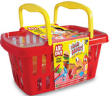 Coș cu plastilină, matrițe și unelte 23x12x17