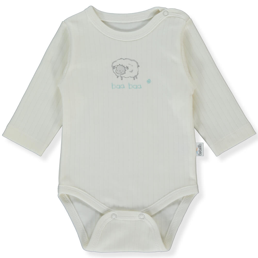 T3683 Body Ekrü Happy Sheep 0-3 hó 62 cm Bebetto
