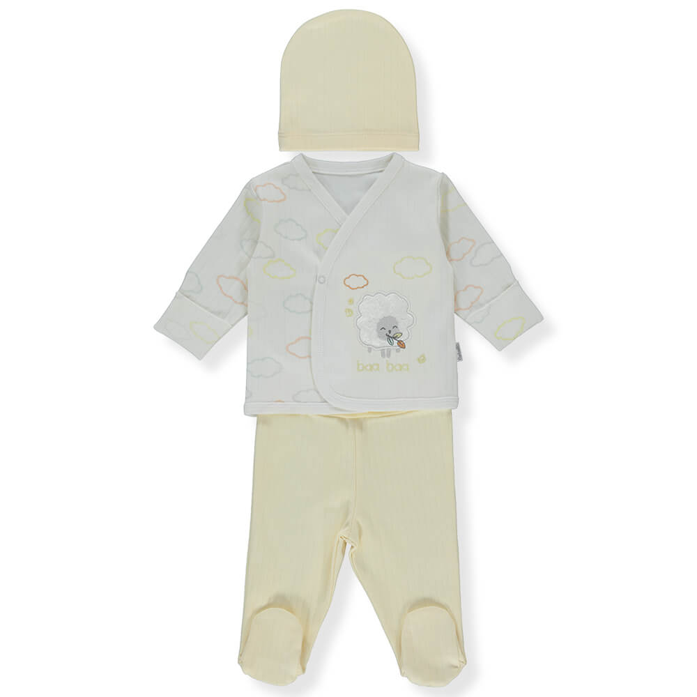 Z948 К Кт 3ч. Жълт Happy Sheep 0 1m 56cm Bebetto