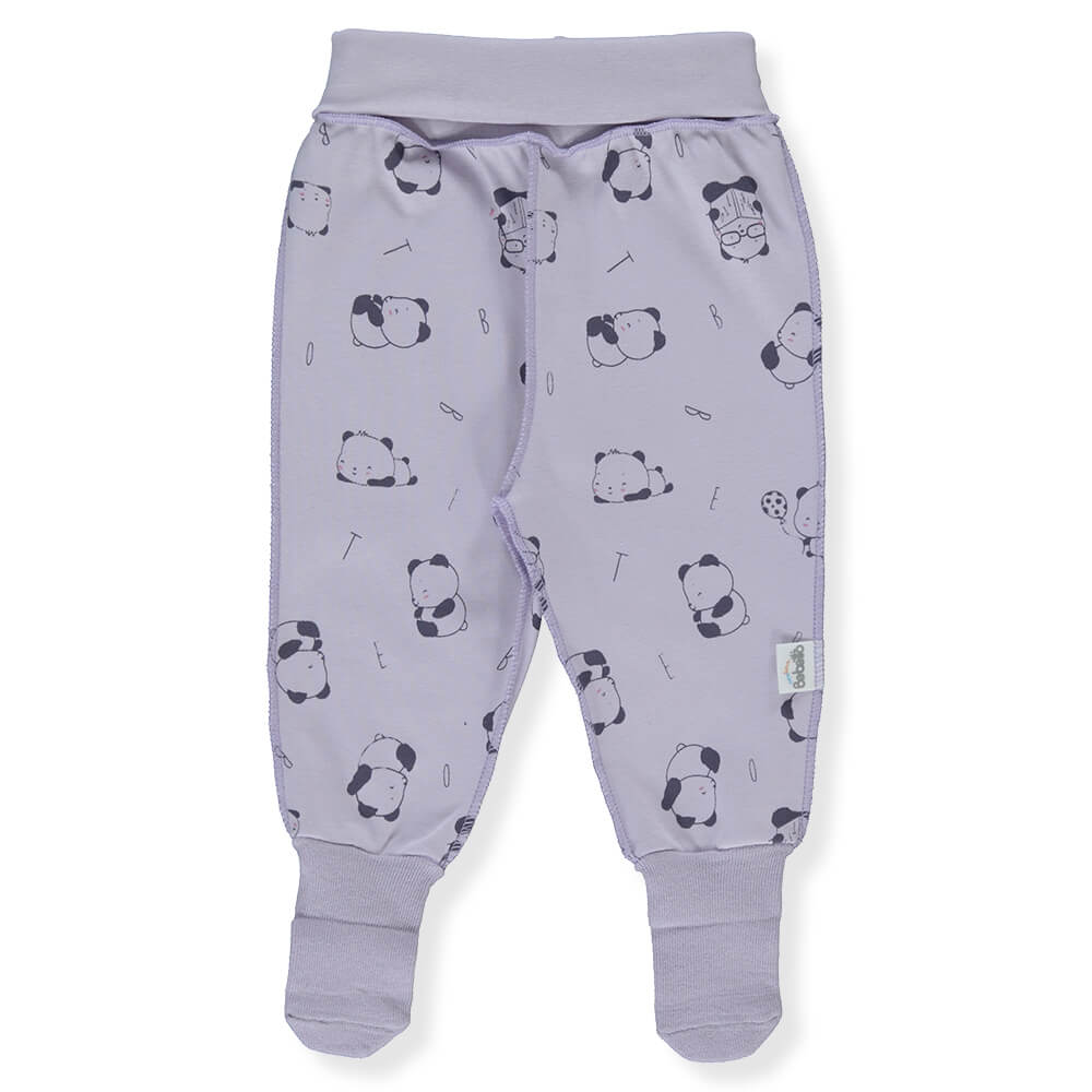 T3677 Harisnyanadrág Lila Hello Panda 9-12hó 80cm Bebetto