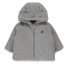 K4622 Kapucnis kabát, szürke, Sleeper Baby 18-24m 92cm Bebetto