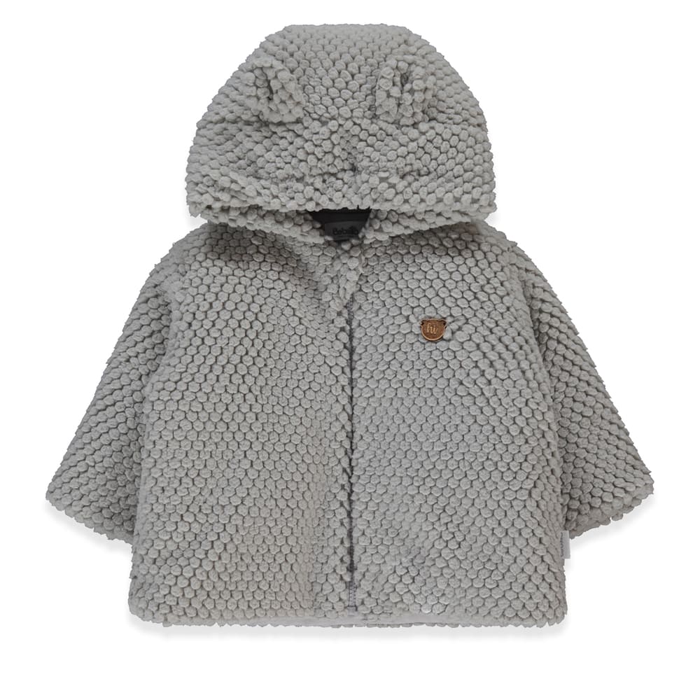 K4622 Kapucnis kabát, szürke, Sleeper Baby 18-24m 92cm Bebetto