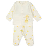 F1376 Пижама 2ч Chick Chick Екрю 1 3м 62см Bebetto