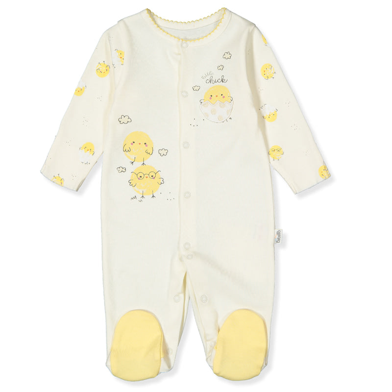 T3799 Bebetto Csőnadrág Dr. Chick Chick Ekru 0-1hó 56cm