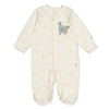 T3870 Overál Farm menta 3-6 hó 68cm Bebetto