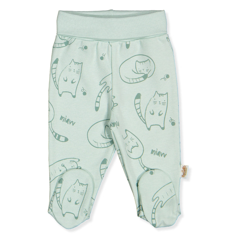 T3834 Ританки Sleepy Cat Зелен 6 9м 74см Bebetto