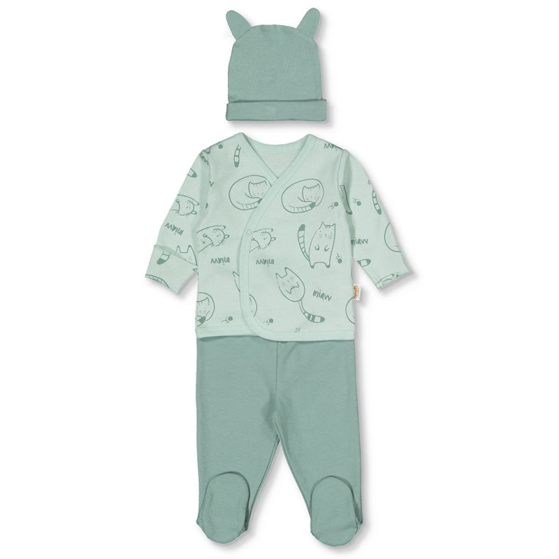 Z993 K Kt 3r Sleepy Cat zöld 1,3 m 62 cm Bebetto