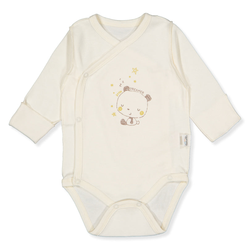 T3868 Боди Д.р. Bamboo Екрю 1 3м 62см Bebetto