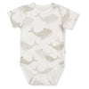 T3888 Боди К.р. Whales Сив 24 36м 98см Bebetto