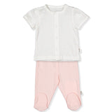F1411 Пижама 2ч Mini Heart 25розов 3 6м 68см Bebetto