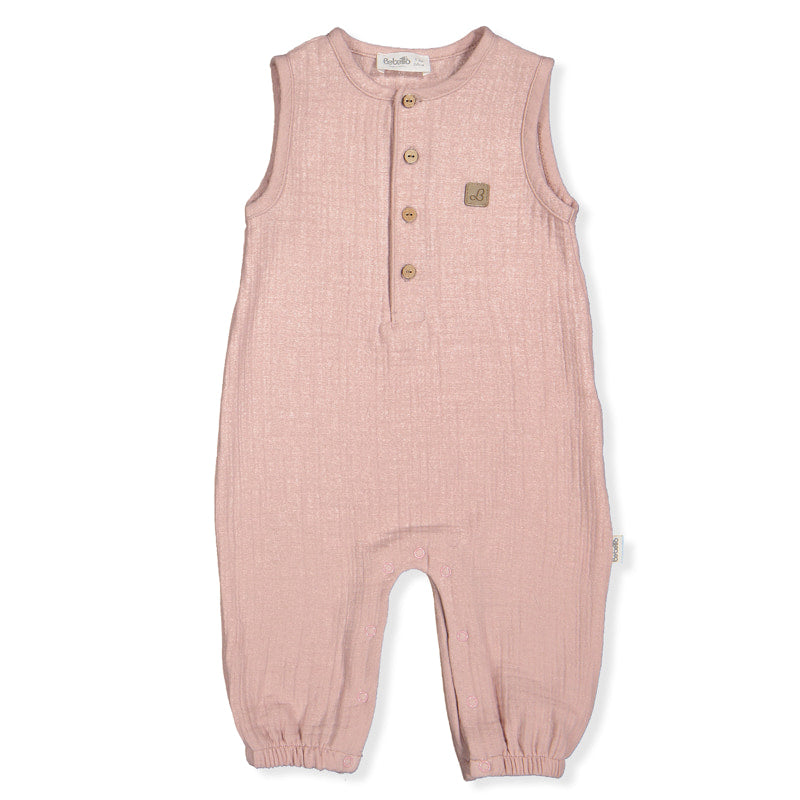 K4883 Kezeslábas Hello Pink 6-9hó 74cm Bebetto