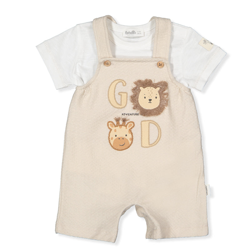 K4787 Bugyi 2 részes Good Adventure Bézs 9-12hó 80cm Bebetto