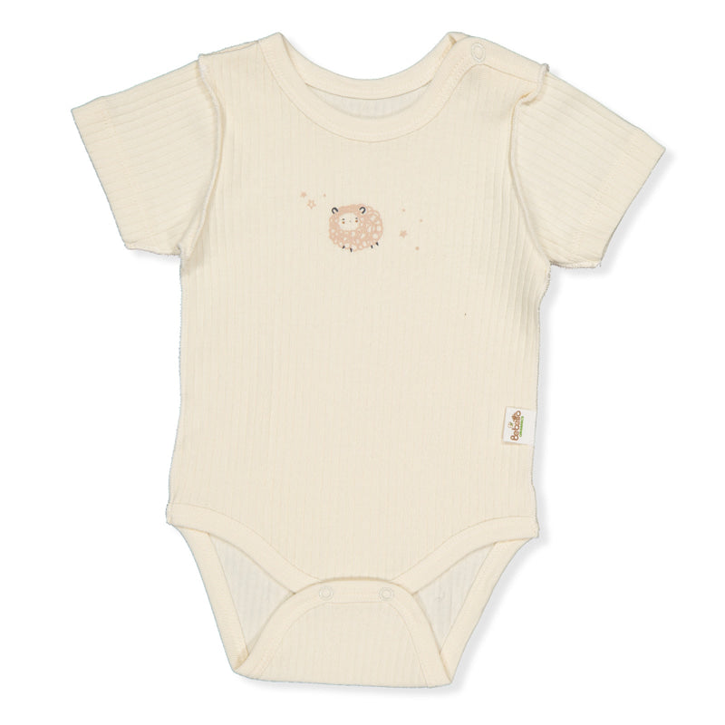 T3939 Боди К.р. Little Lamb Екрю 3 6м 68см Bebetto