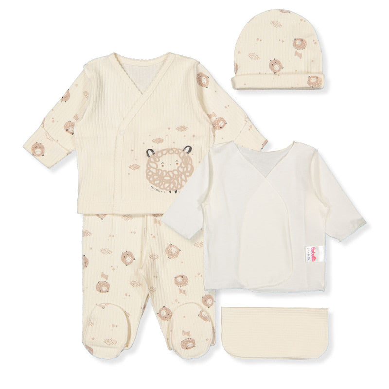 Z1032 K Kt 5ó Little Lamb Ekru Premature Bebetto
