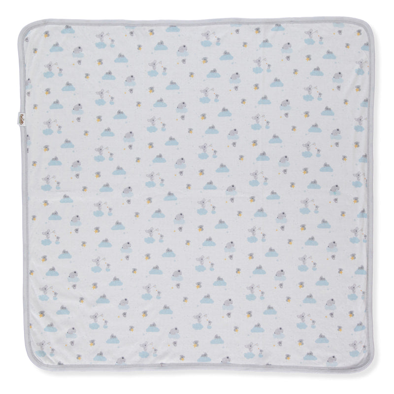 B840 Stars and Koalas takaró, szürke 80x85 cm Bebetto