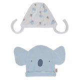 C1134 Шапка 2бр Stars And Koalas Син 0 6м 43см Bebetto